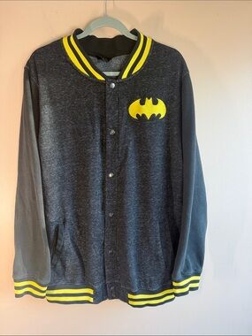 Batman Black & Yellow Lightweight Shirt Jacket